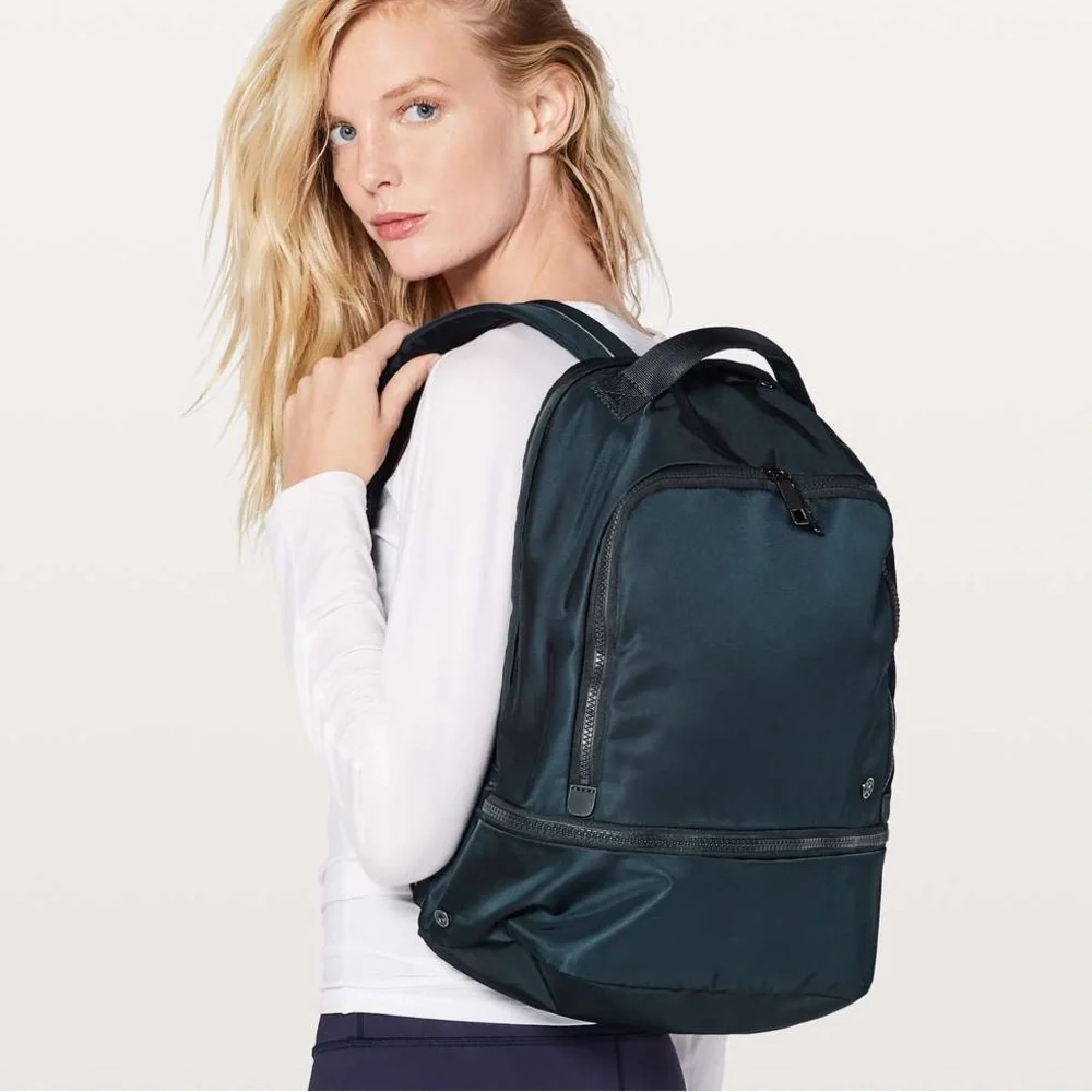 Lululemon Athletica Dark Teal Backpack - Picture 1 of 5